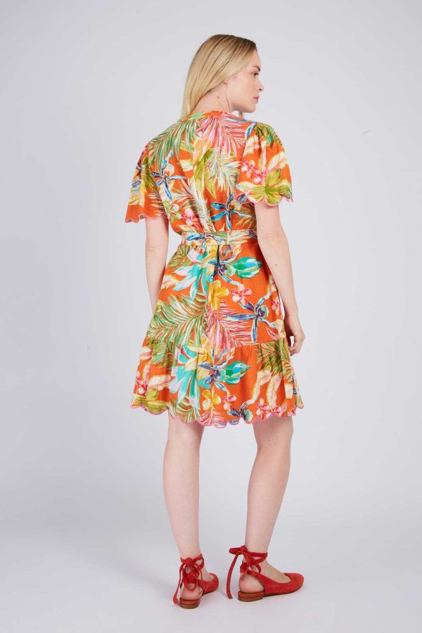 Robe courte imprimée PERVENCHE - Image 5