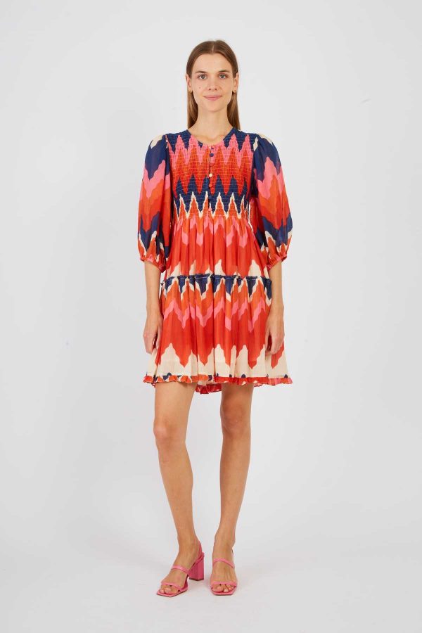 Robe courte imprimée PESETA