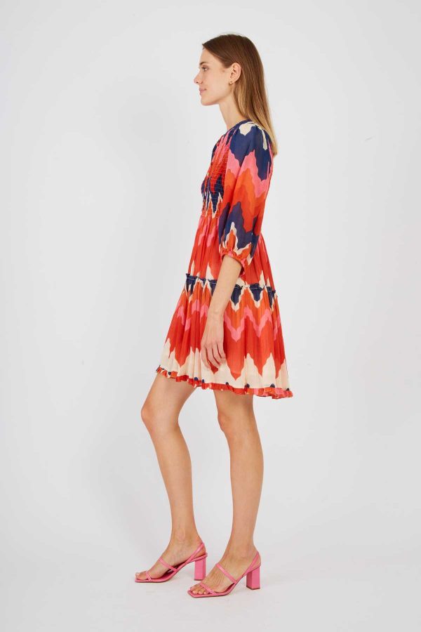 Robe courte imprimée PESETA - Image 2