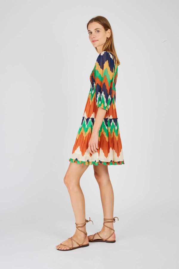 Robe courte imprimée PESETA - Image 6