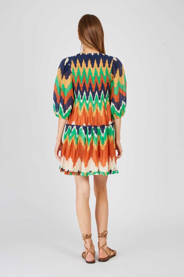Robe courte imprimée PESETA - Image 7