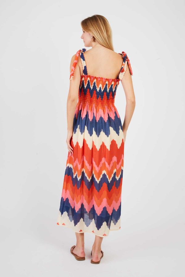 Robe longue nouée aux épaules PETALE - Image 3