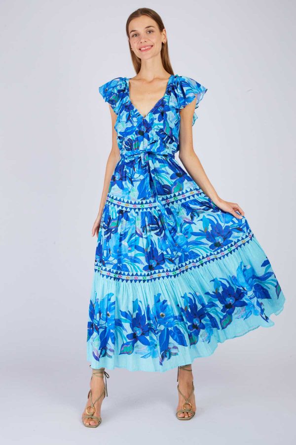 Robe longue imprimée PHILOMENA - Image 5