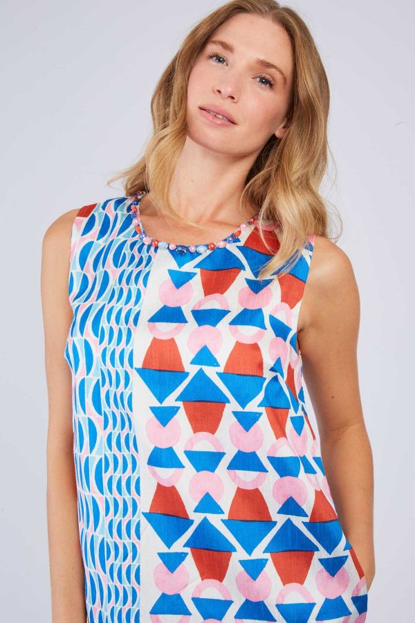 Robe courte imprimée PINEDE - Image 4
