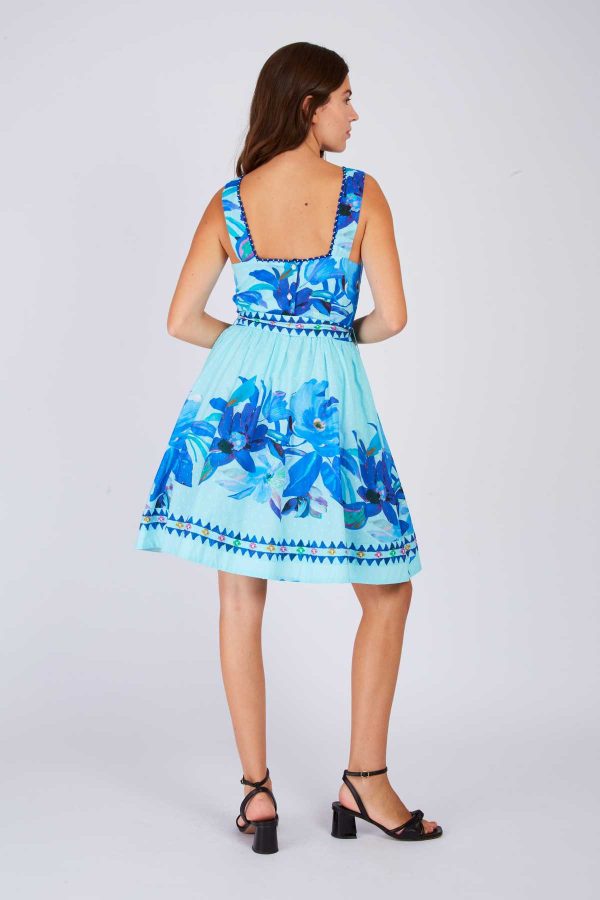 Robe courte imprimée POPPY - Image 3