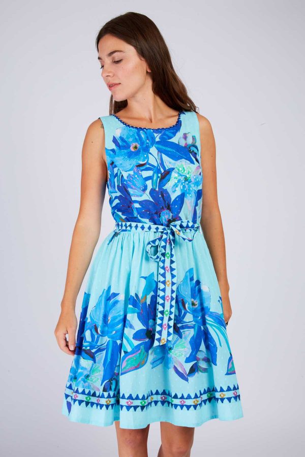 Robe courte imprimée POPPY - Image 4