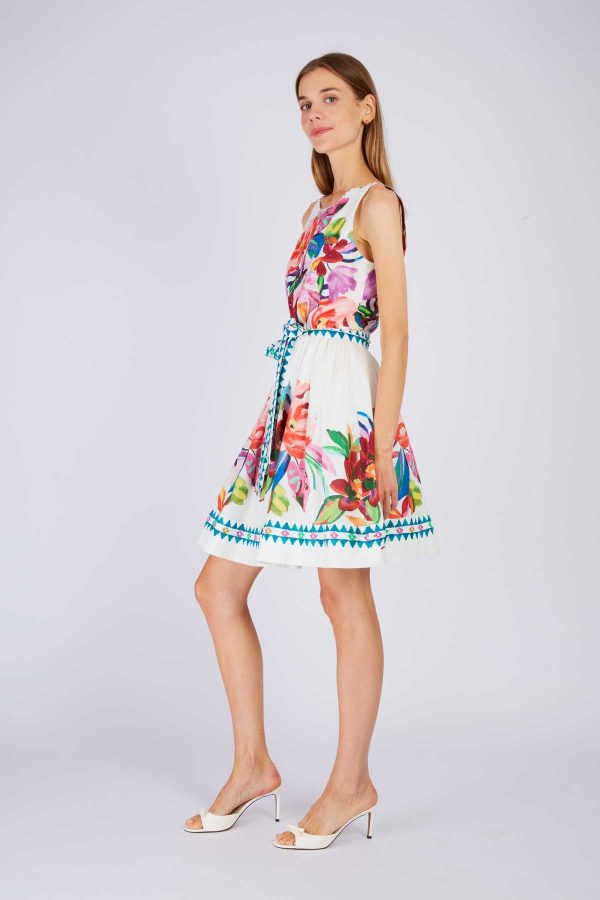 Robe courte imprimée POPPY - Image 7