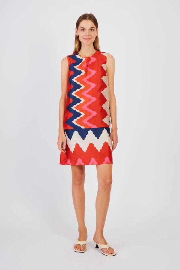 Robe courte imprimée PRATO