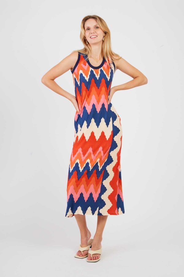 Robe longue imprimée PRISCIA