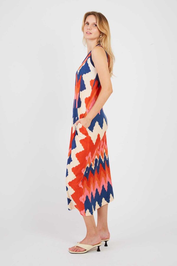 Robe longue imprimée PRISCIA - Image 2