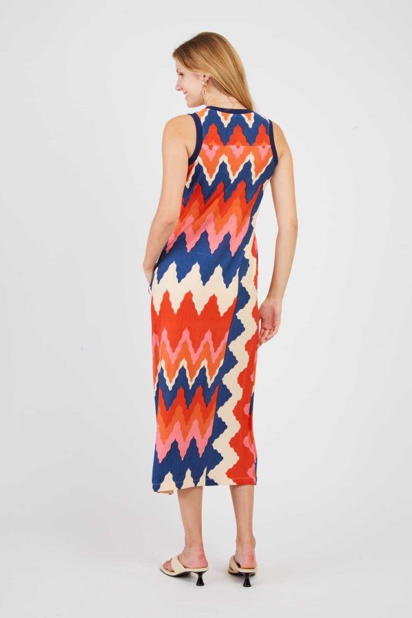 Robe longue imprimée PRISCIA - Image 3