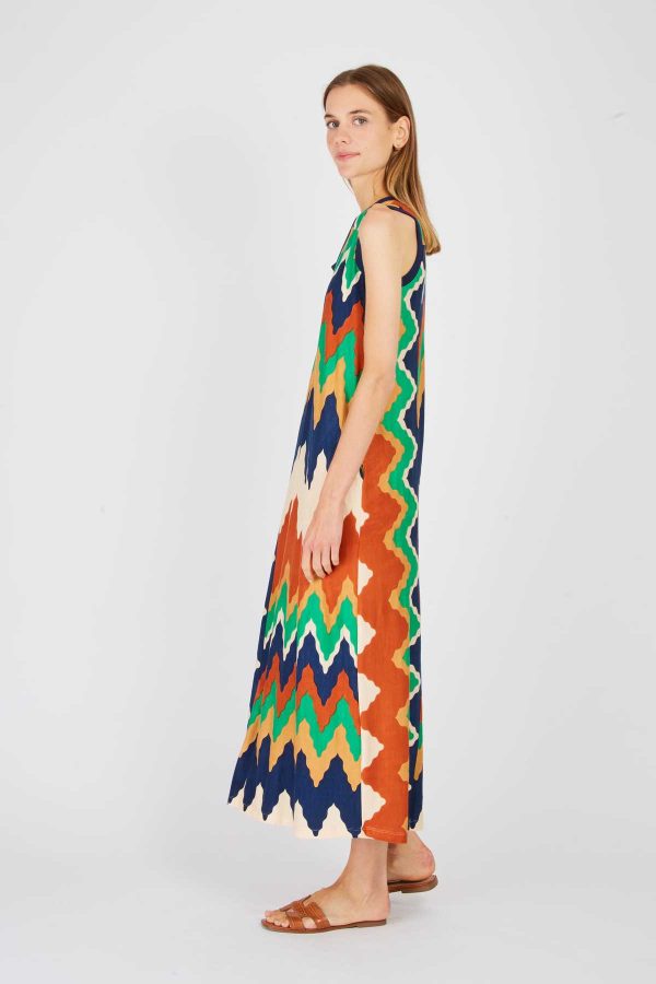 Robe longue imprimée PRISCIA - Image 6
