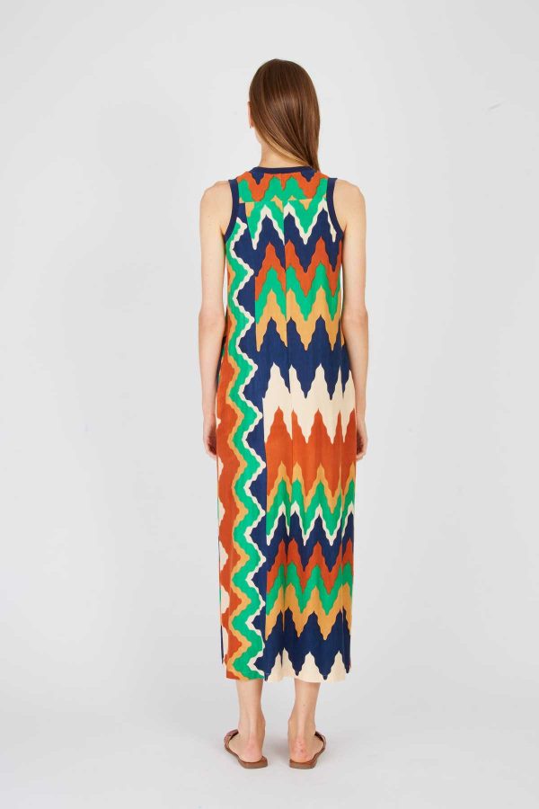 Robe longue imprimée PRISCIA - Image 7