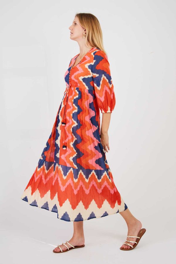 Robe longue imprimée PROMENADE - Image 2