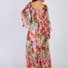Robe longue imprimé fleurie PULCHERIE - Image 3