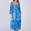 Robe longue imprimé fleurie PULCHERIE - Image 5