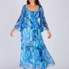 Robe longue imprimé fleurie PULCHERIE - Image 6