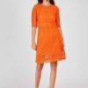 Robe courte unie en maille XARA