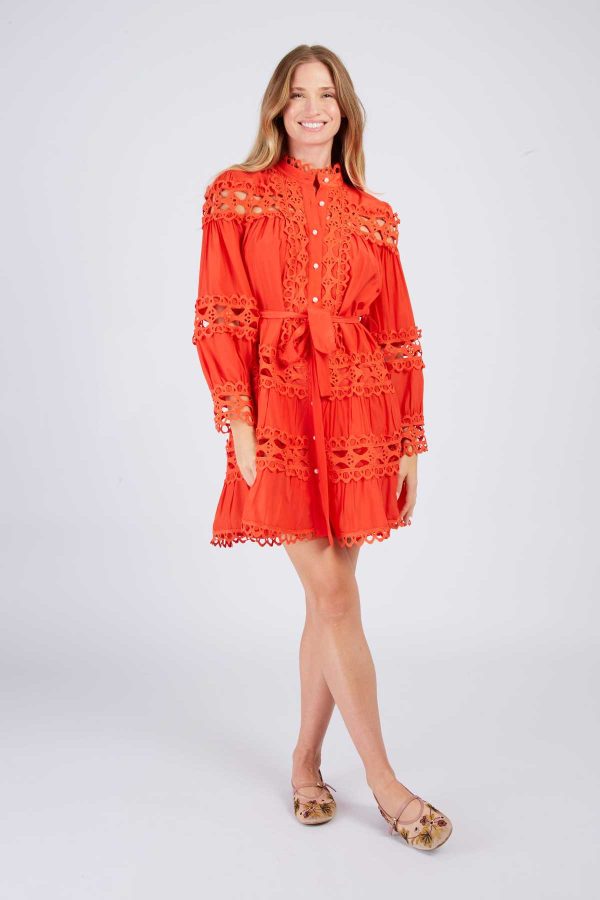 Robe courte en dentelle CASEY - Image 2