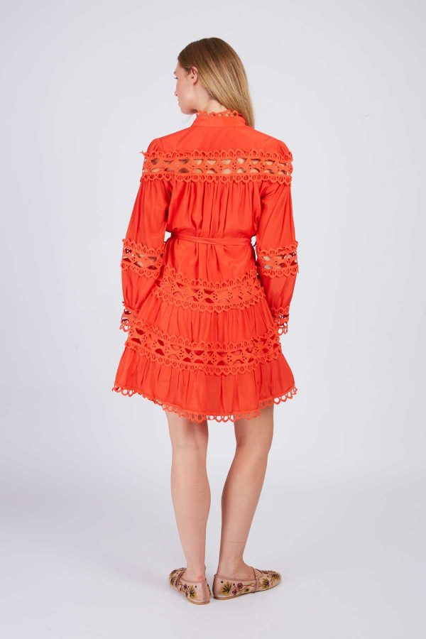 Robe courte en dentelle CASEY - Image 4