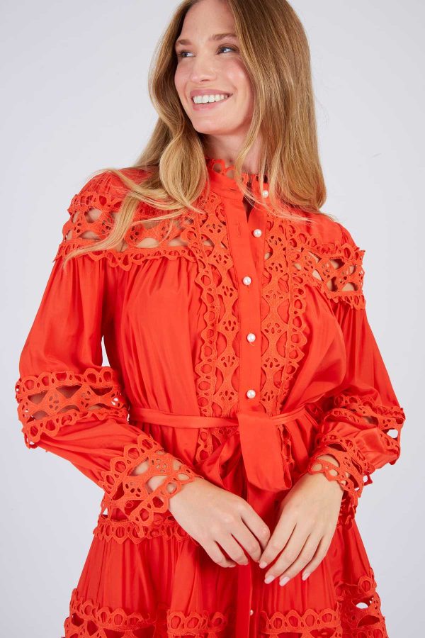 Robe courte en dentelle CASEY - Image 5