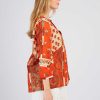 Blouse imprimée manches 3/4 LENNA - Image 4