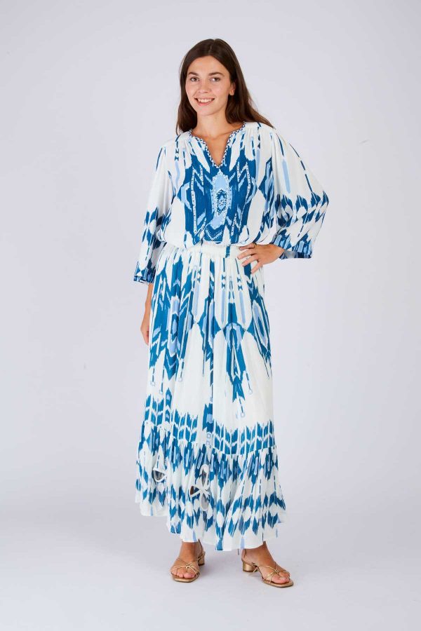 Blouse imprimée manches longues LUCIANA - Image 6