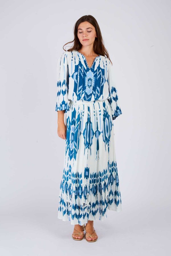 Blouse imprimée manches longues LUCIANA - Image 7