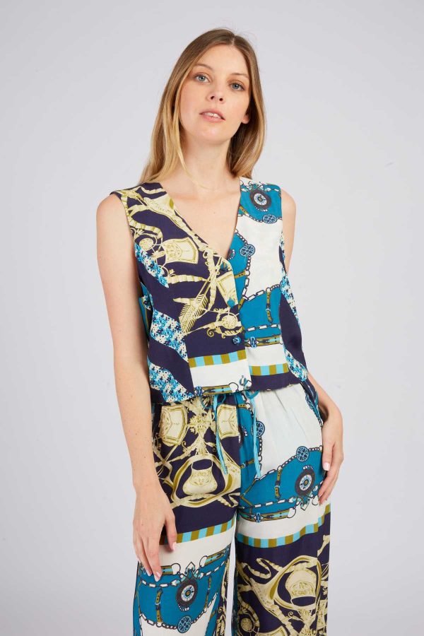 Gilet de costume imprimé LUCINDA - Image 7