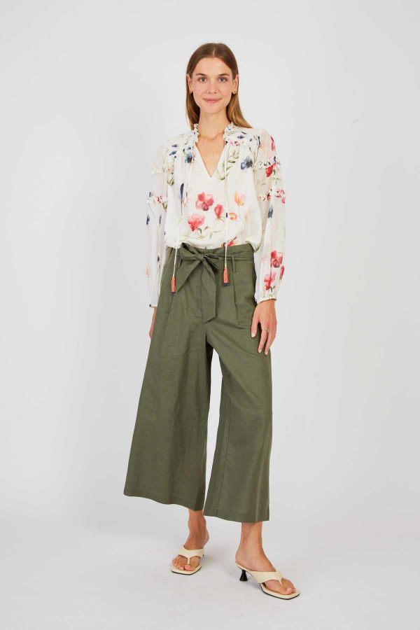 Blouse manches longues imprimée LOVELY