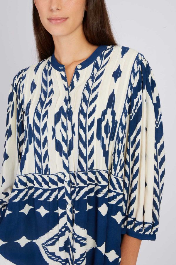 Blouse imprimée graphique LANZA - Image 5