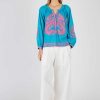 Blouse brodée manches longues BARBADES