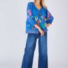 Blouse brodée manches 3/4 BEDFORD