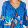 Blouse brodée manches 3/4 BEDFORD - Image 3