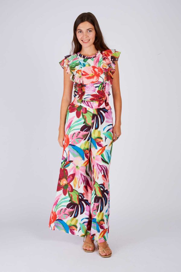T-shirt imprimé floral ZILDA