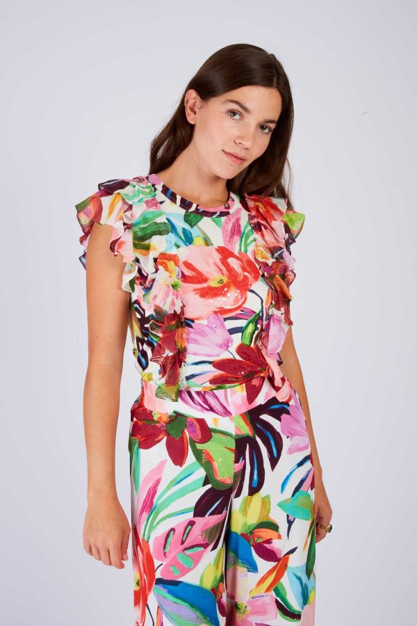 T-shirt imprimé floral ZILDA - Image 2