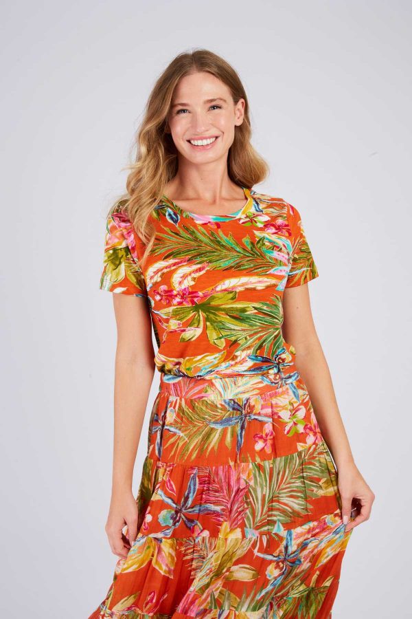 T-shirt imprimé floral ZOELIA - Image 2