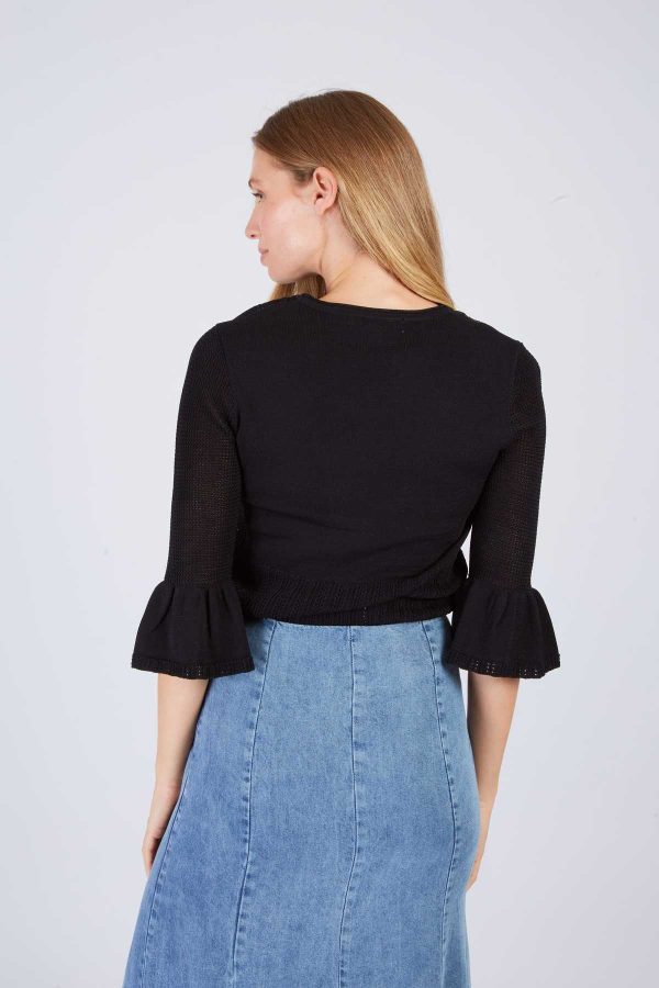 Pull en maille fine unie EDMEE - Image 5
