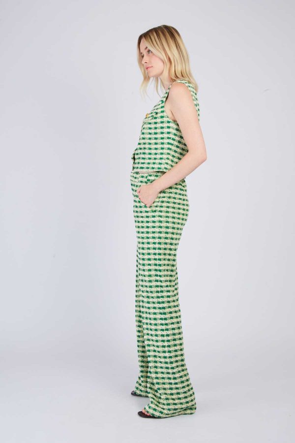 Pantalon droit à carreaux DAHLIA - Image 3