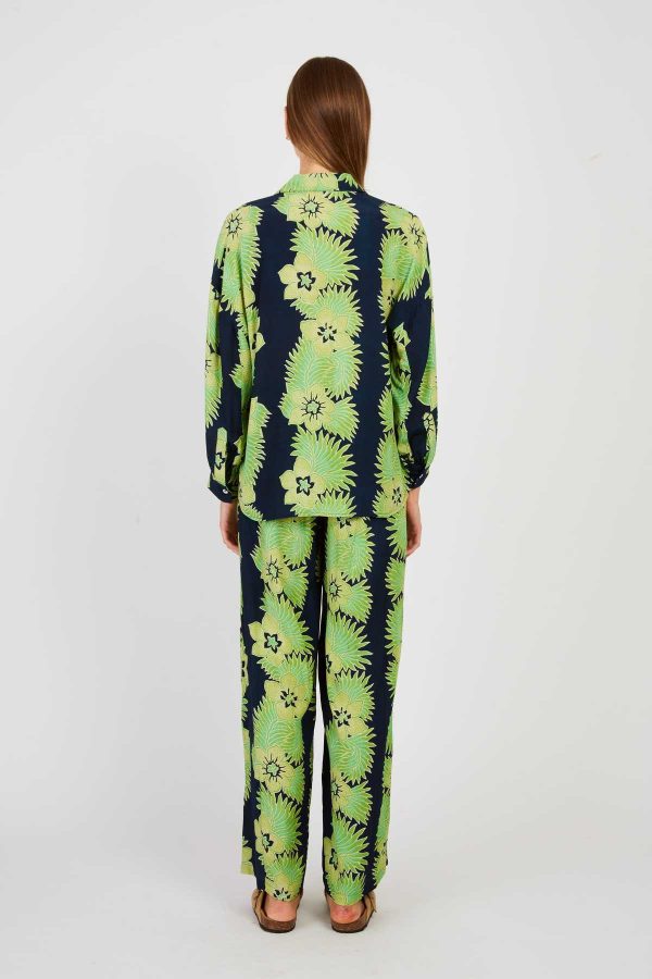 Pantalon évasé imprimé DANAIDES - Image 3