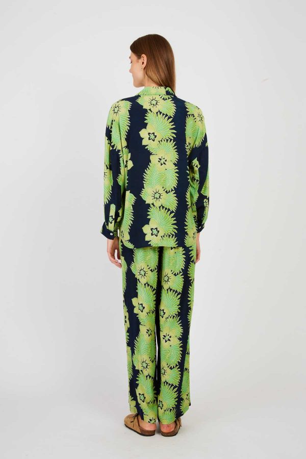 Pantalon évasé imprimé DANAIDES - Image 4