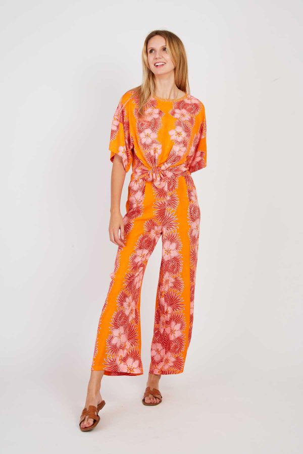 Pantalon évasé imprimé DANAIDES - Image 7
