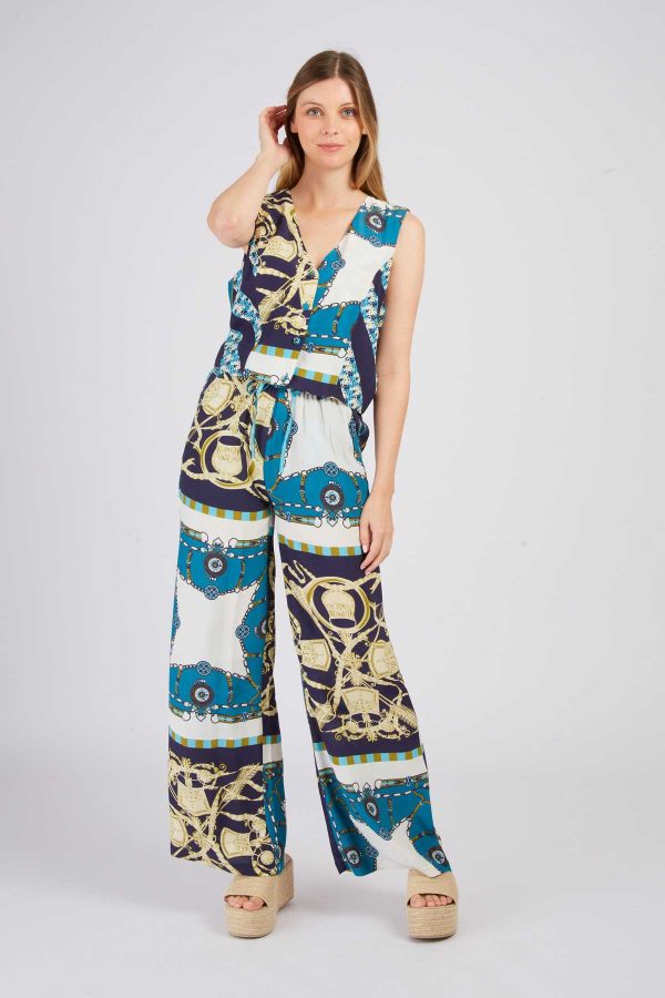 Pantalon évasé imprimé DANITZA