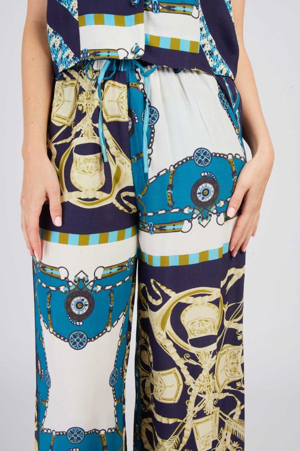 Pantalon évasé imprimé DANITZA - Image 3