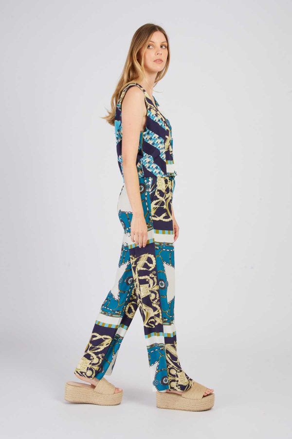 Pantalon évasé imprimé DANITZA - Image 4