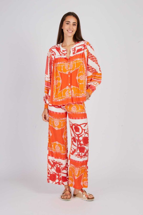 Pantalon évasé imprimé DANITZA - Image 6