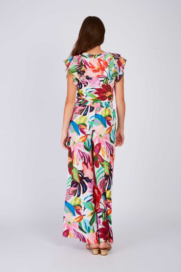 Pantalon évasé imprimé DELFINA - Image 3