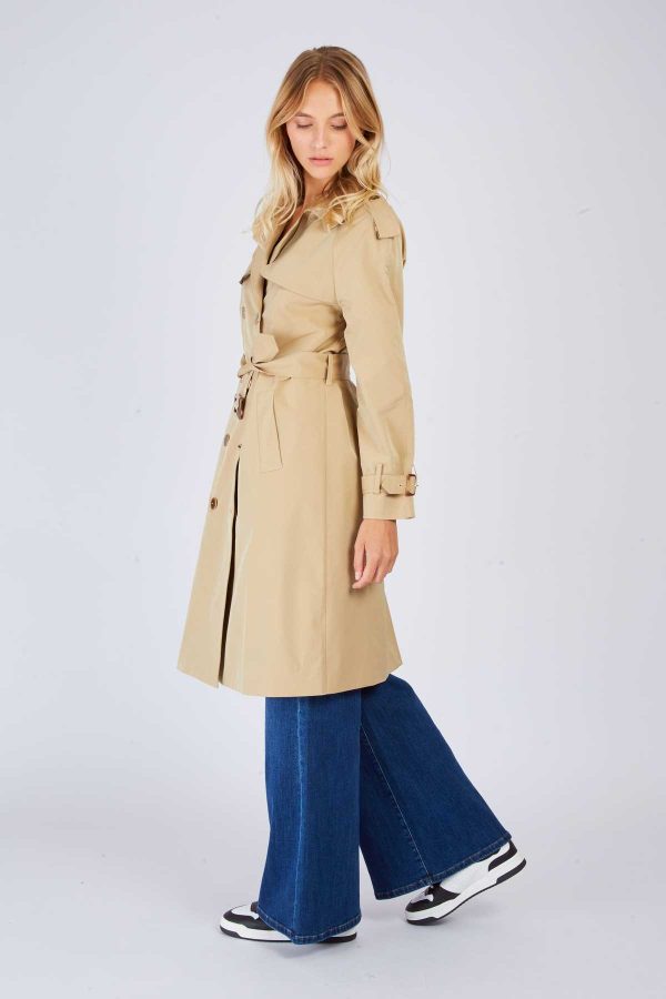 Trench uni mi-long ULIANA - Image 4