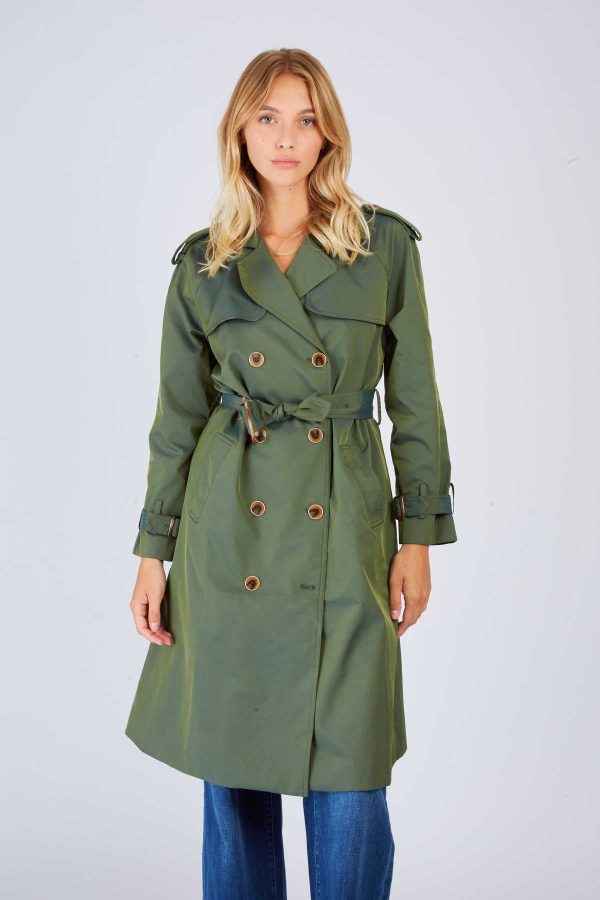 Trench uni mi-long ULIANA - Image 7