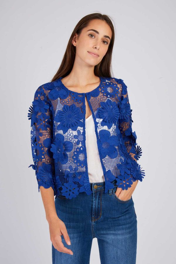 Veste en dentelle florale JEANNETTE - Image 7